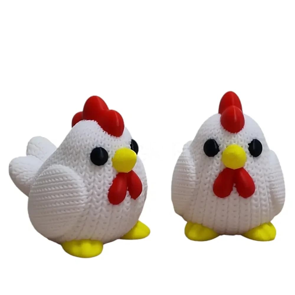 Slepička z 3D tisku s pleteným vzorem