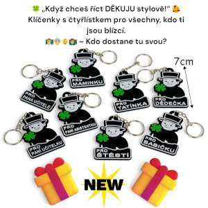 Klíčenka s věnováním