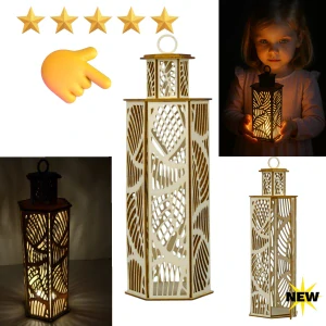 Designová lucerna z překližky