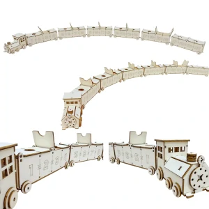 Adventní kalendář – Dřevěný vláček