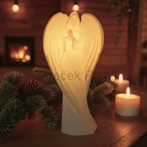 Andělka se zářící náručí – 24 cm