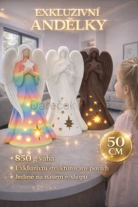 EXKLUZIVNÍ ANDĚLKA 50 cm