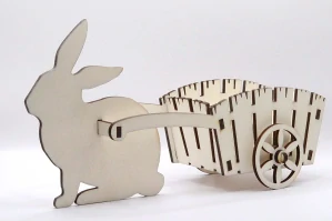 Zajíček s vozíčkem