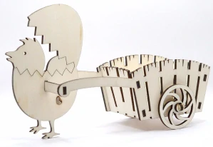 Kuřátko s vozíčkem