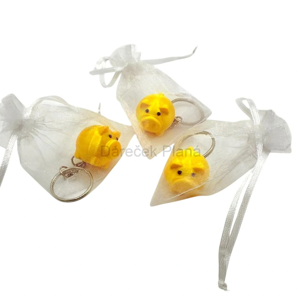 Prasátko pro štěstí  prasátko/přívěšek/ozdobný sáček