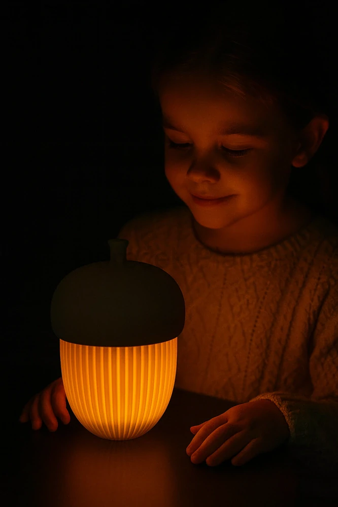 Dekorativní Žaludová Miska s Víčkem 15cm