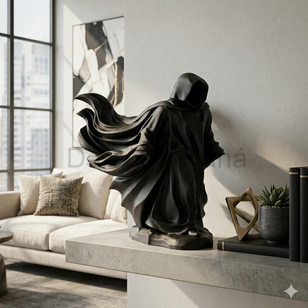  Temný Strážce: Monumentální 3D Socha (25 cm)