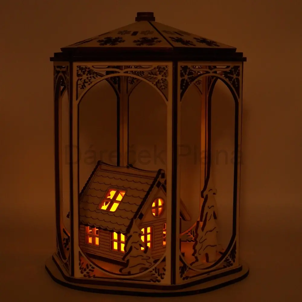 Vánoční lucerna altán 