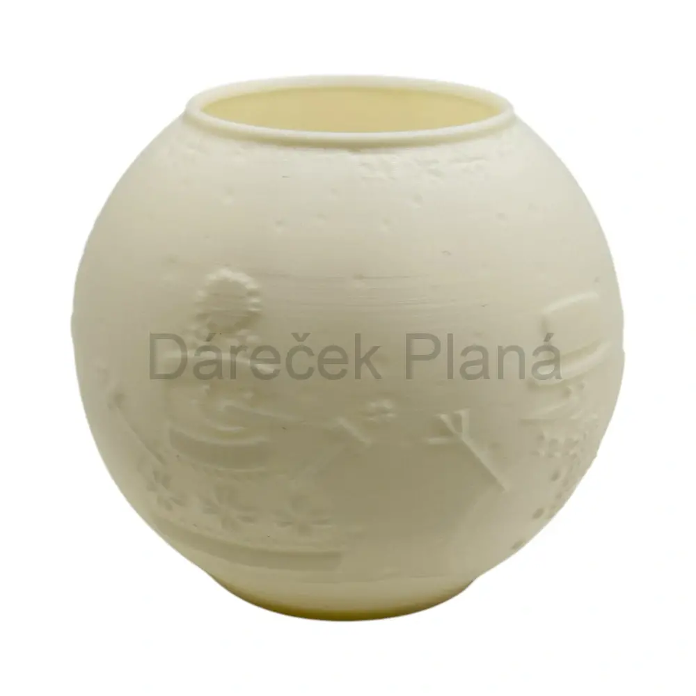 Vánoční světlo sněhulák