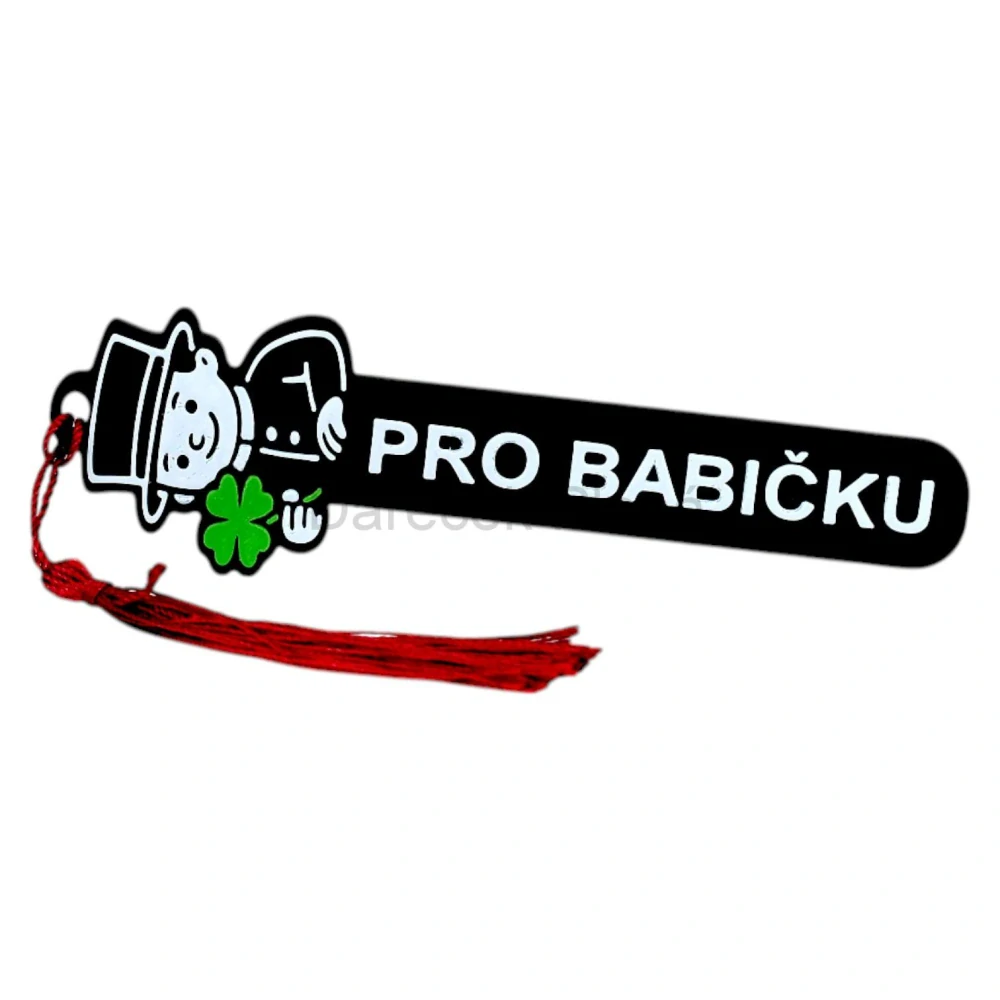 Záložka do knihy s čtyřlístkem
