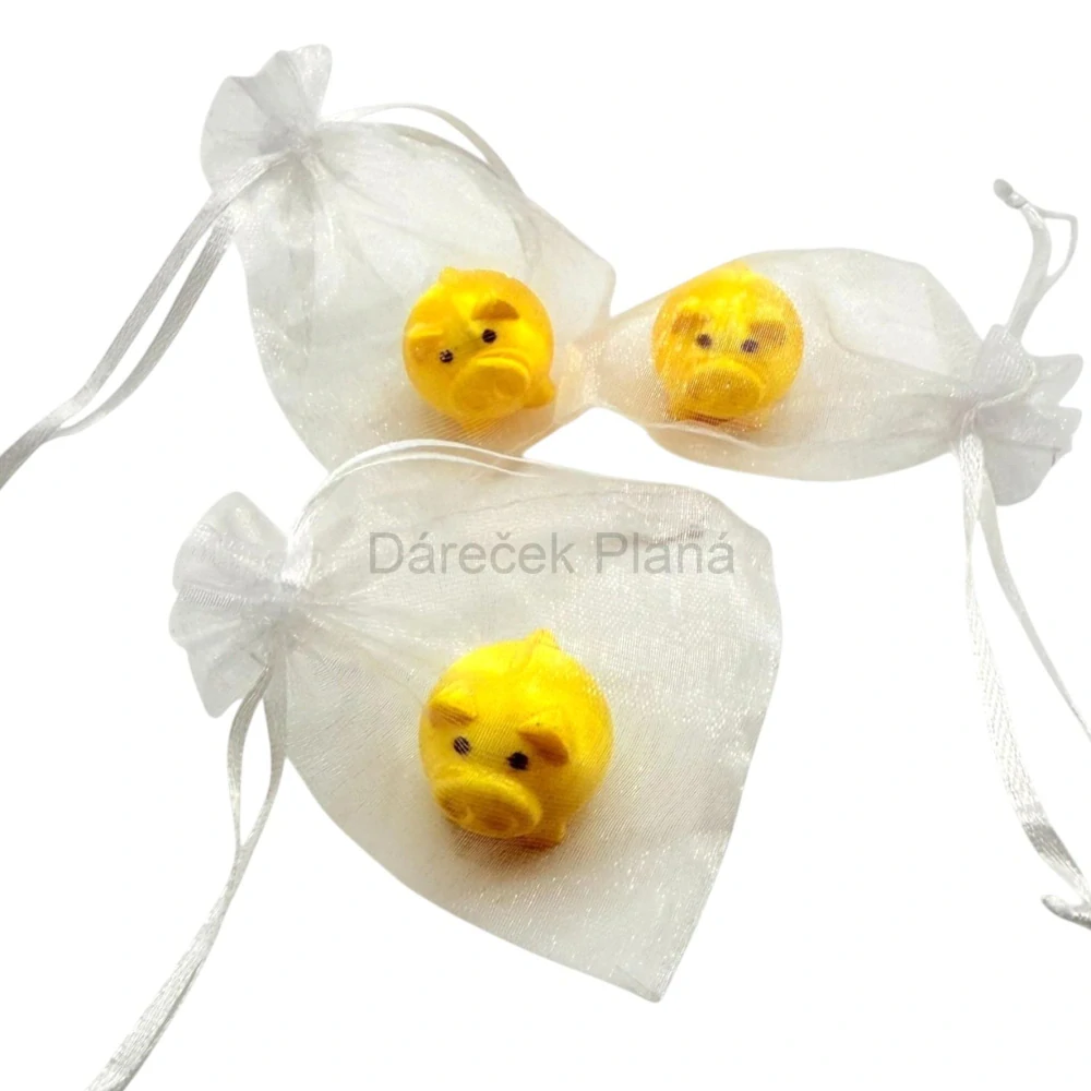 Prasátko pro štěstí  prasátko/přívěšek/ozdobný sáček