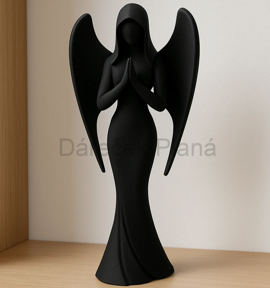 Andělky světla a tmy – bílá & černá (24 cm)