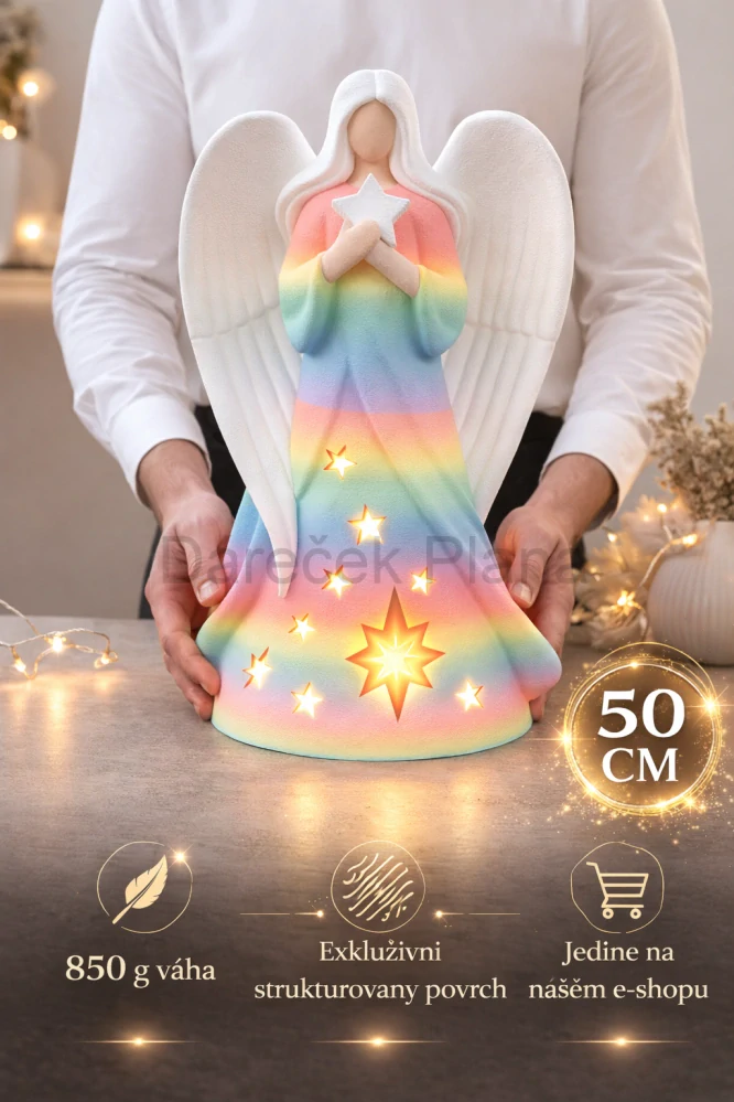 EXKLUZIVNÍ ANDĚLKA 50 cm