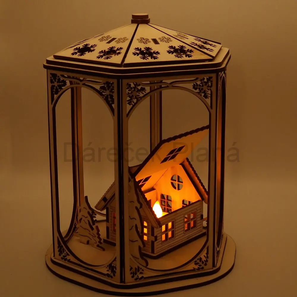 Vánoční lucerna altán 