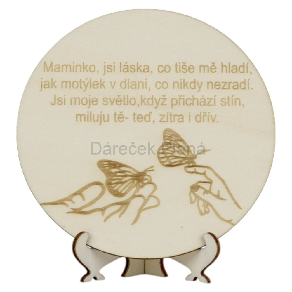 Kolečko od srdce + stojánek