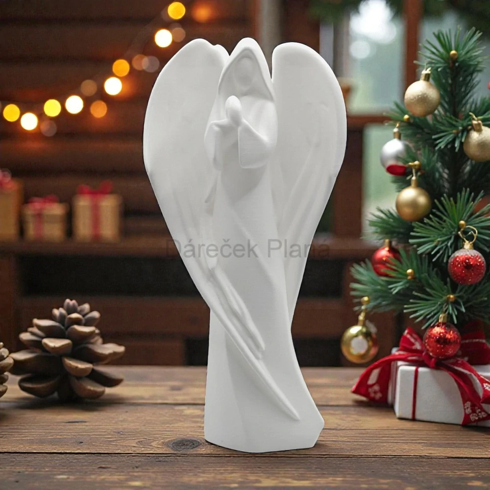 Andělka se zářící náručí – 24 cm
