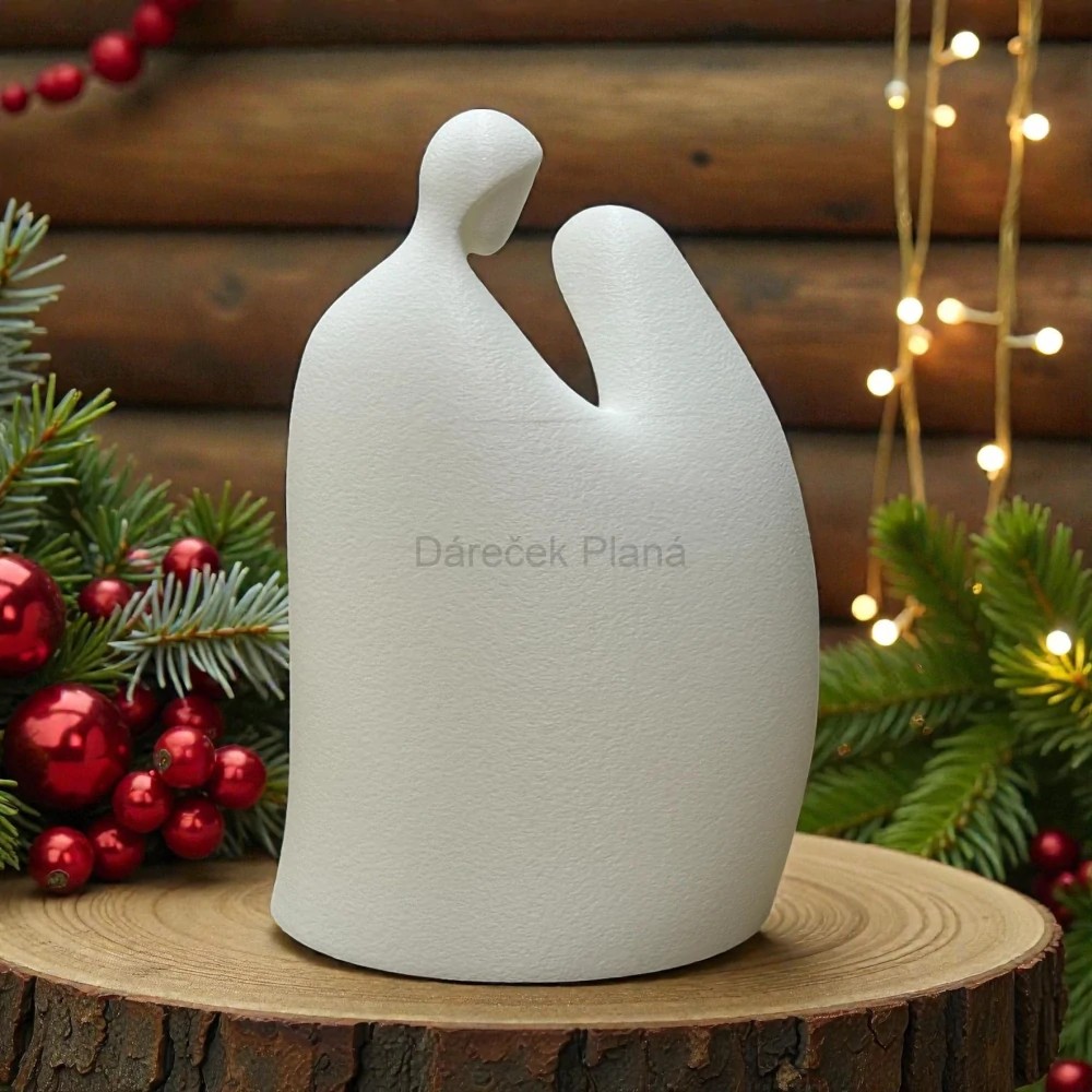 Svatá Rodina – vánoční dekorace se dvěma LED světly