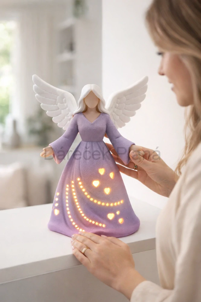 Andělky 24 cm Světlo, klid a harmonie