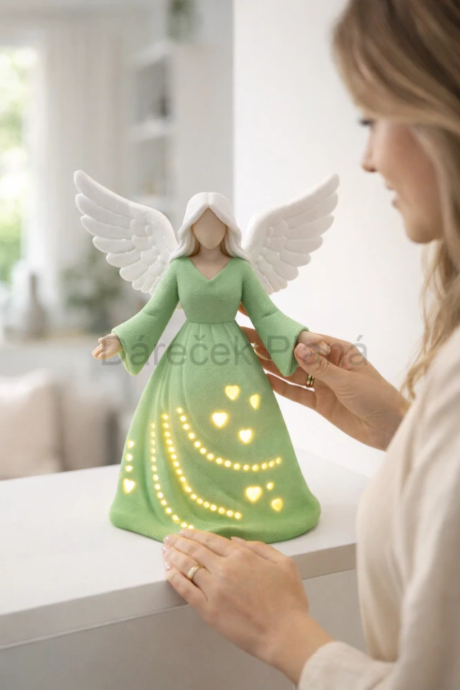 Andělky 24 cm Světlo, klid a harmonie