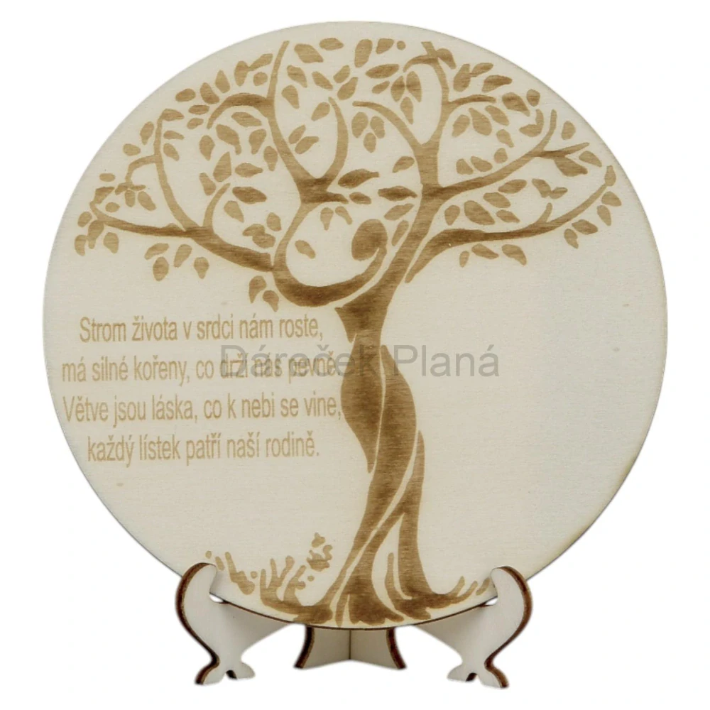 Kolečko od srdce + stojánek