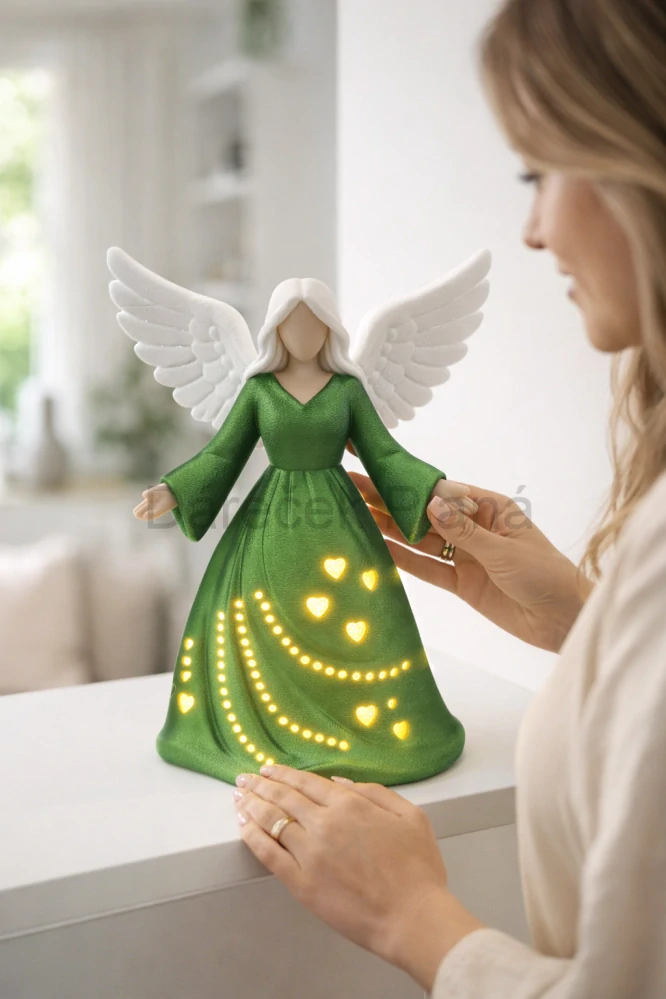 Andělky 24 cm Světlo, klid a harmonie