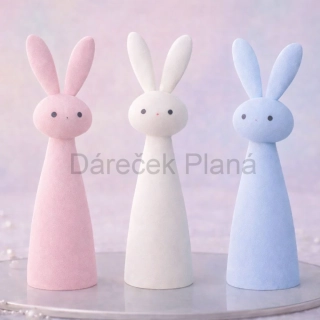 Minimalistický králíček v pastelových barvách 