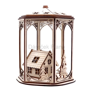 Vánoční lucerna altán 